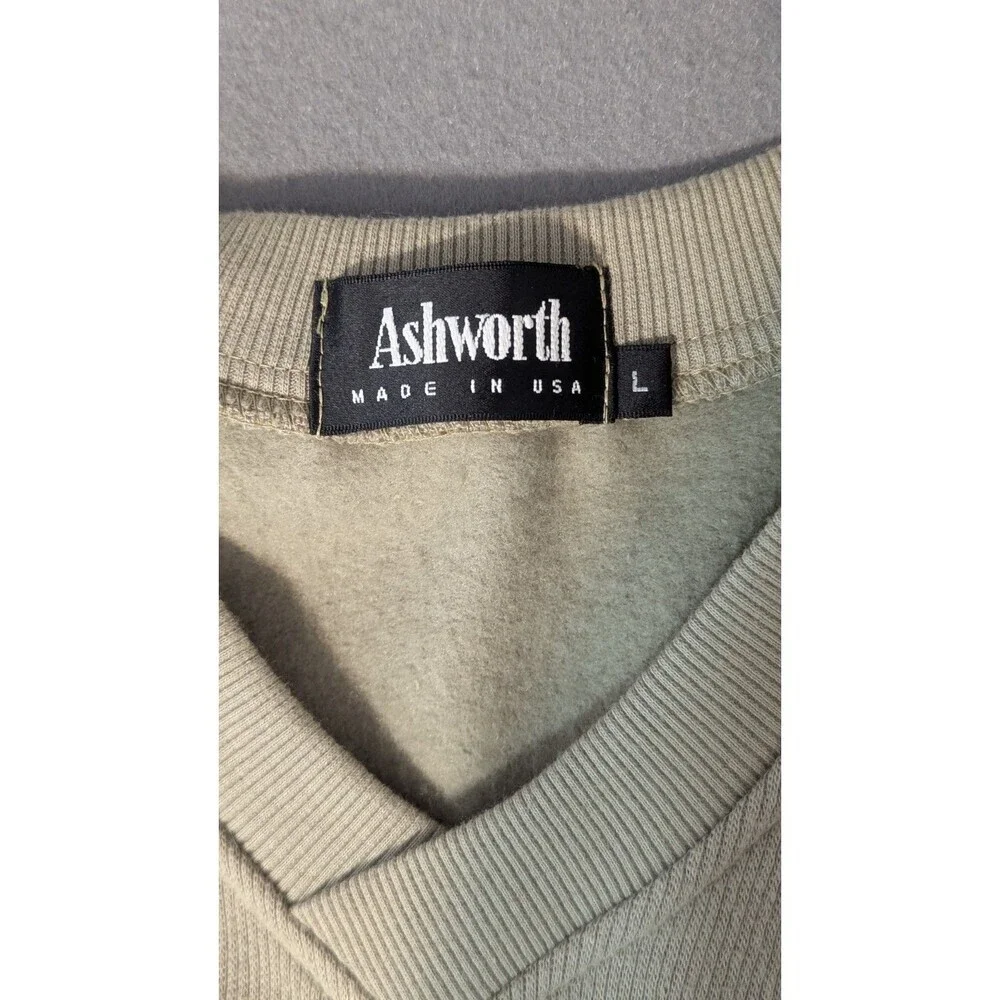 VTG 2001 US Open Southern Hills Ashworth Men L Fleece Golf Vest Sweatshirt USA